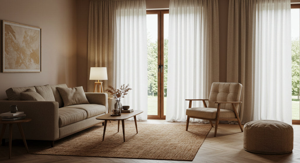 This peaceful interior mirrors the benefits of cold air diffusion, offering scent without flame for clarity, safety, and elevated home ambiance.