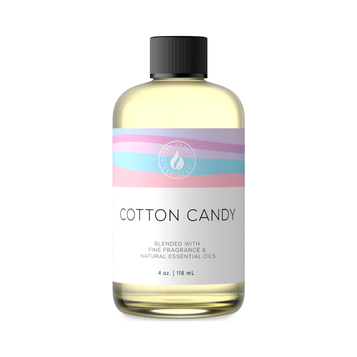 Aroma Country Cotton Candy diffuser oil, 4 oz bottle. Spun sugar, light and sweet.