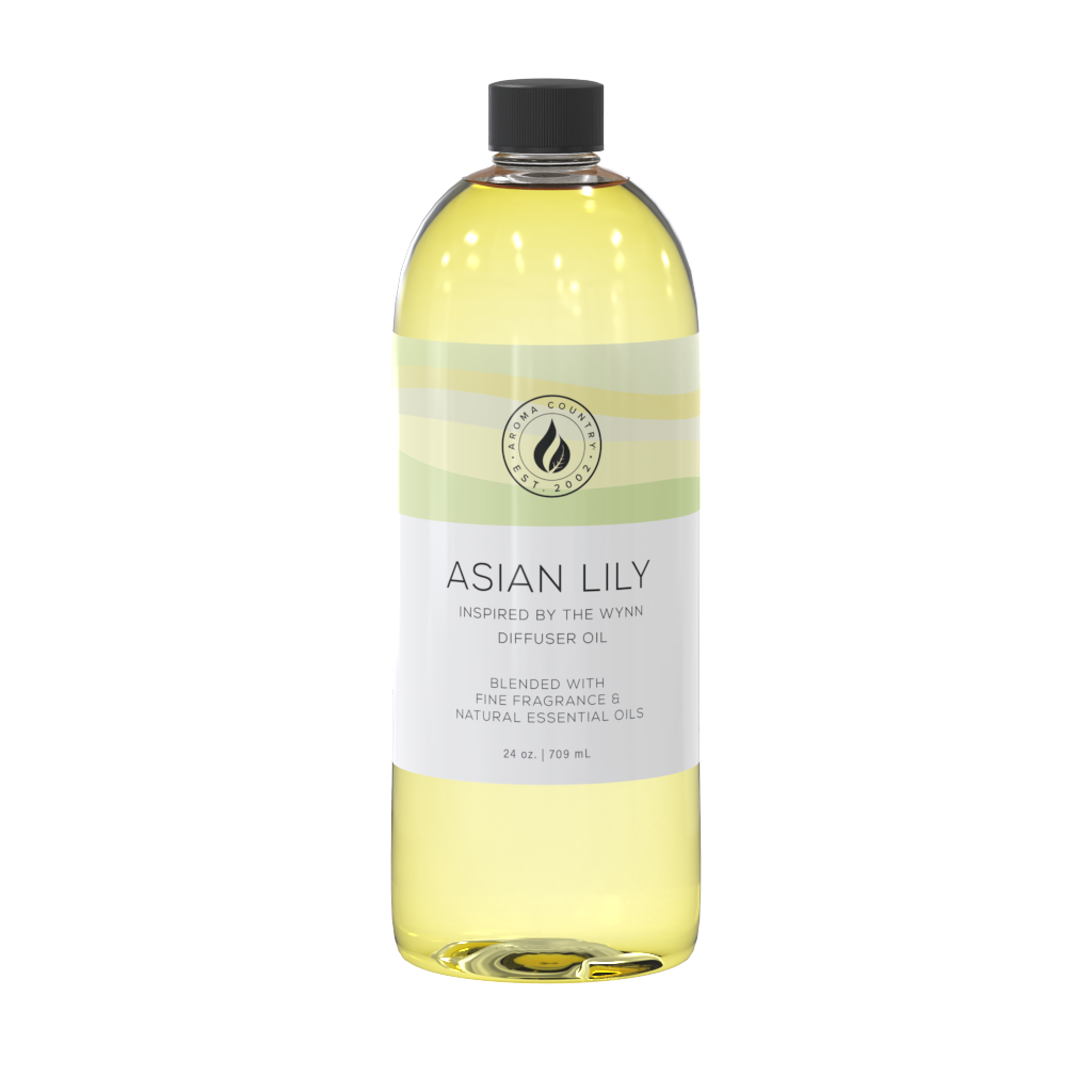 24 ounce bottle of Asian Lily diffuser oil.