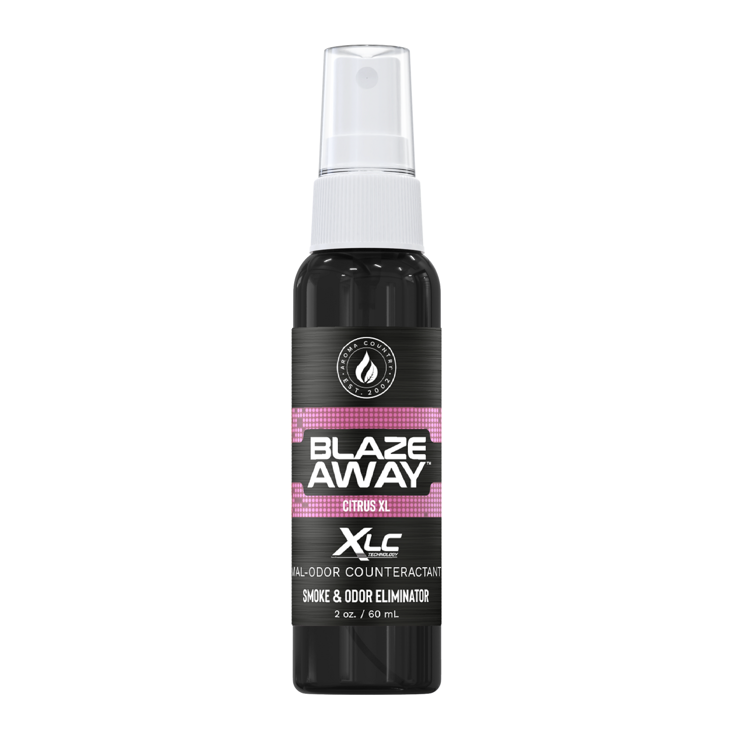 2 ounce bottle of Citrus XL Smoke and Odor Eliminator.