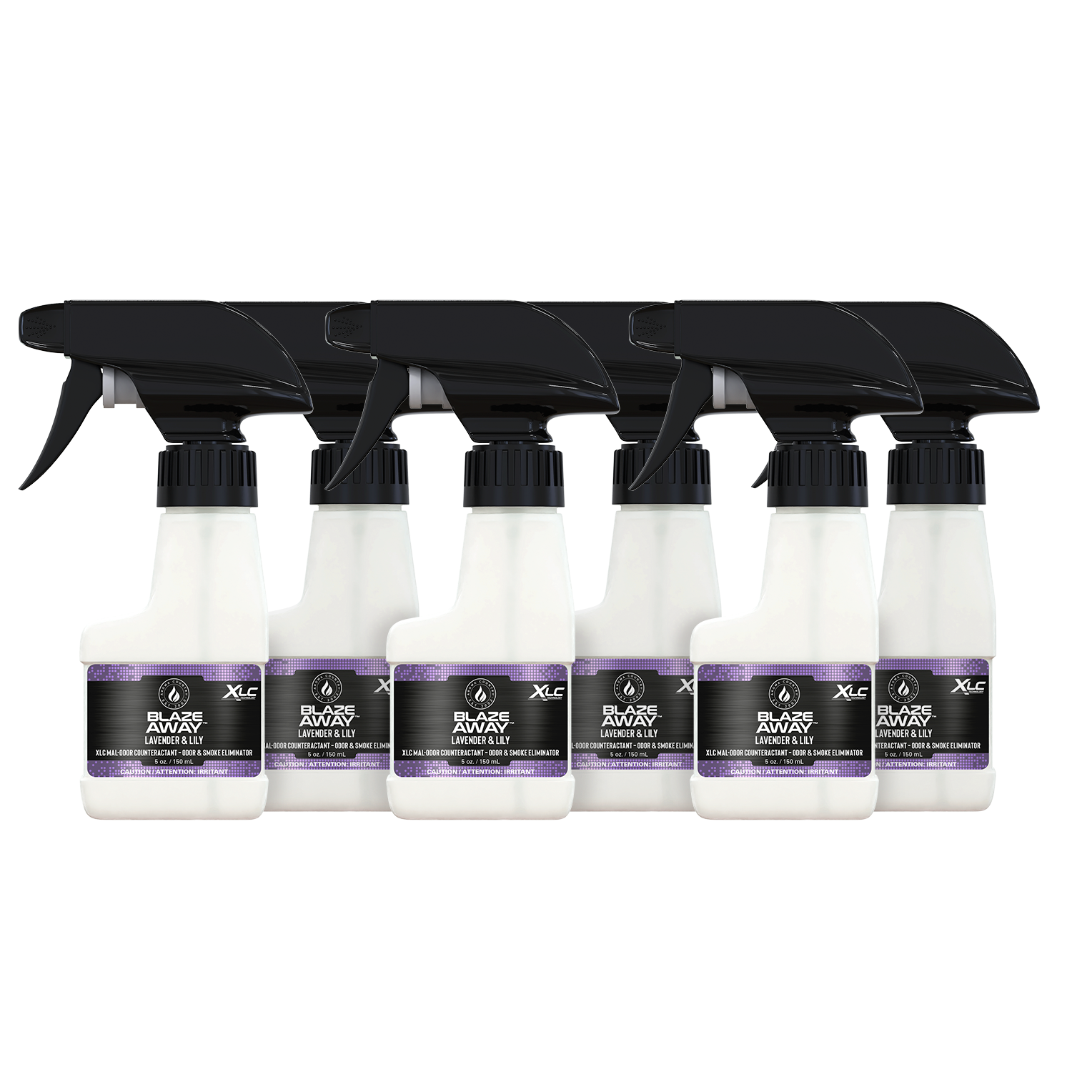 5 ounce 6 pack Lavender and Lily Mal-odor Counteractant.