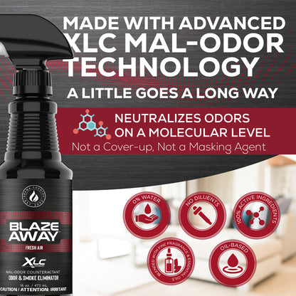 Blaze Away Legacy - XLC Mal-odor Counteractant Smoke / Odor Neutralizer