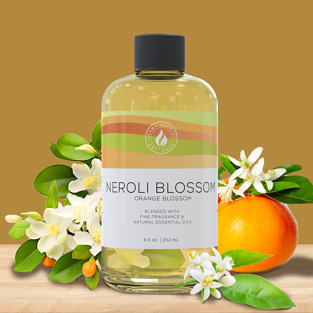 8.5 ounce Neroli Blossom diffuser oil refill.