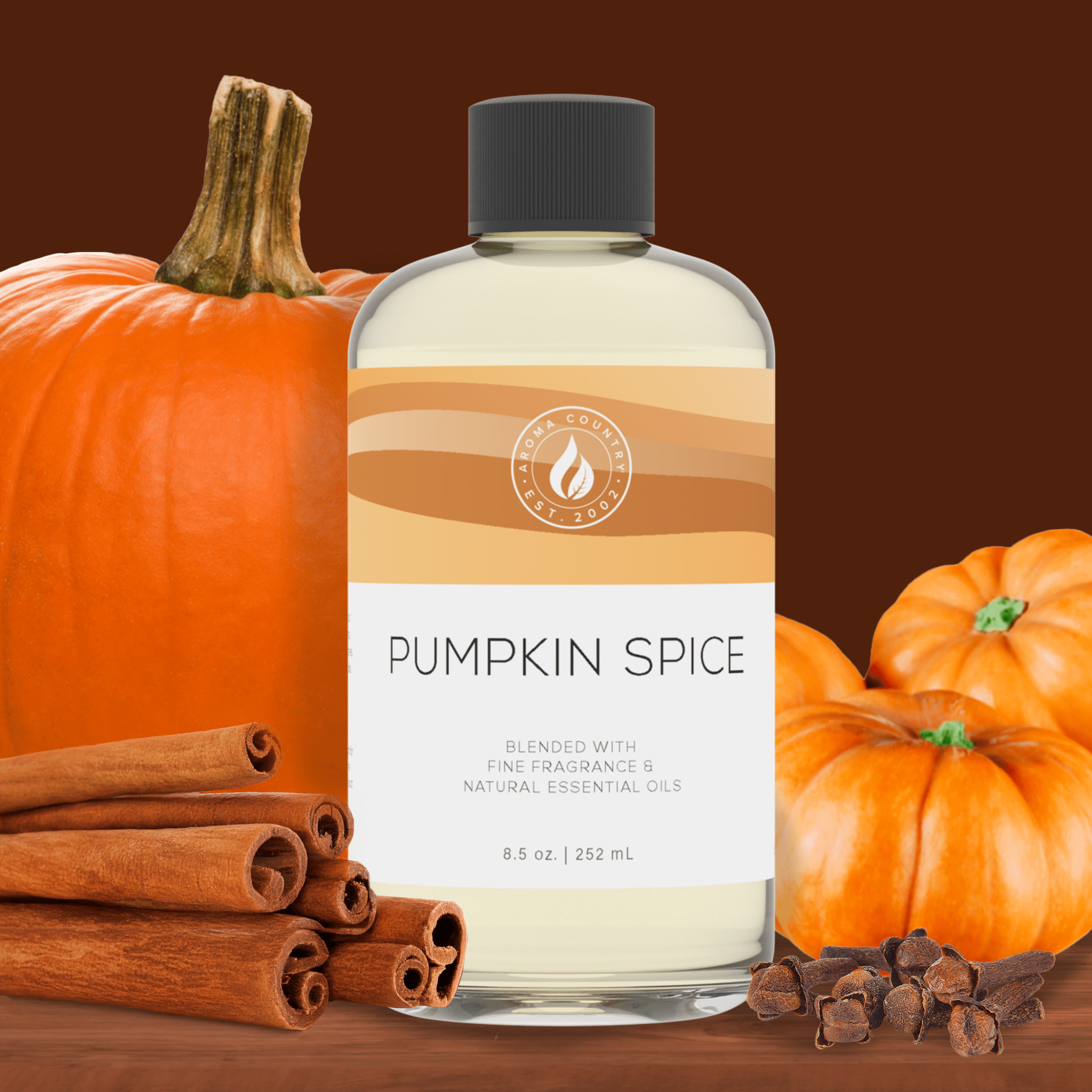 Cozy Pumpkin Spice diffuser oil with fall spices and festive aroma