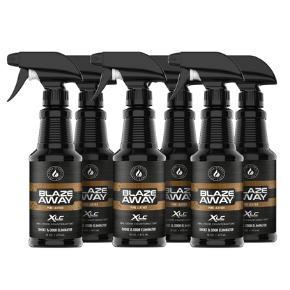 16 ounce 6 pack of Pure Leather Smoke and Odor Eliminator.