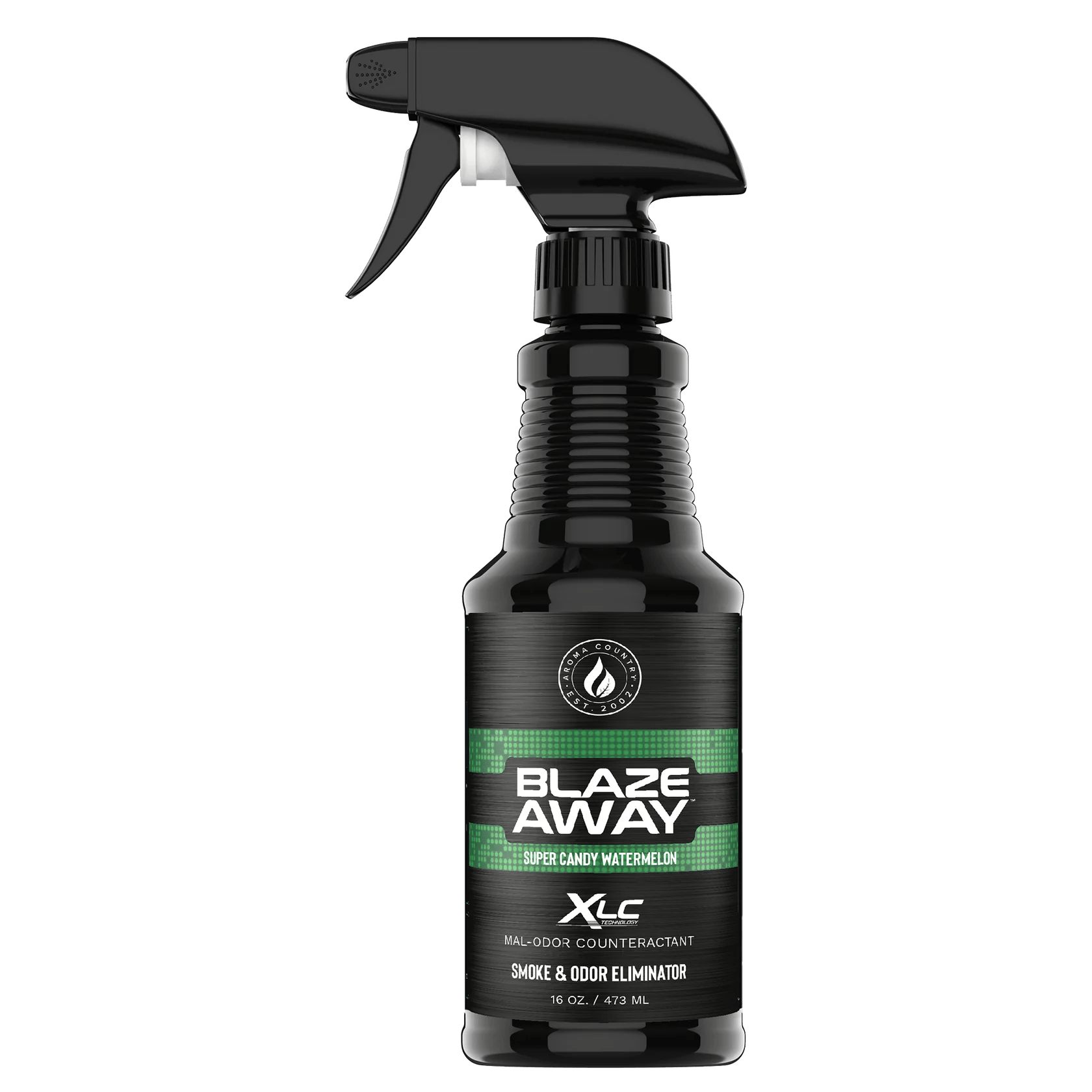 Blaze Away Legacy XLC Super Candy Watermelon 16 oz smoke odor neutralizer, strong indoor odor eliminator with a sweet fruity scent designed to clear smoke and lingering smells