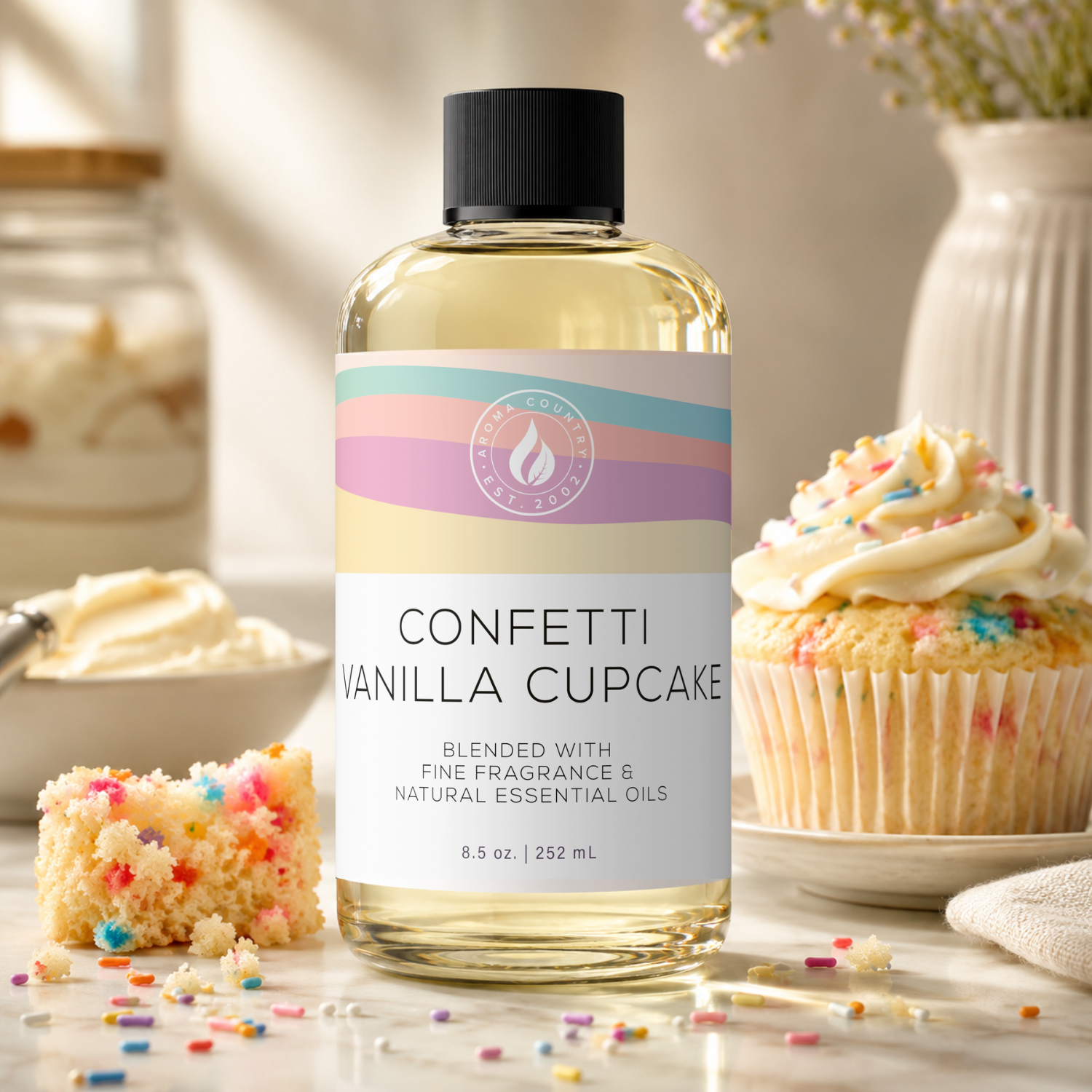 Confetti Vanilla Cupcake