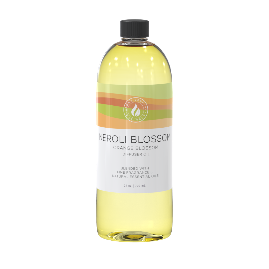 24 ounce Neroli Blossom diffuser oil refill.