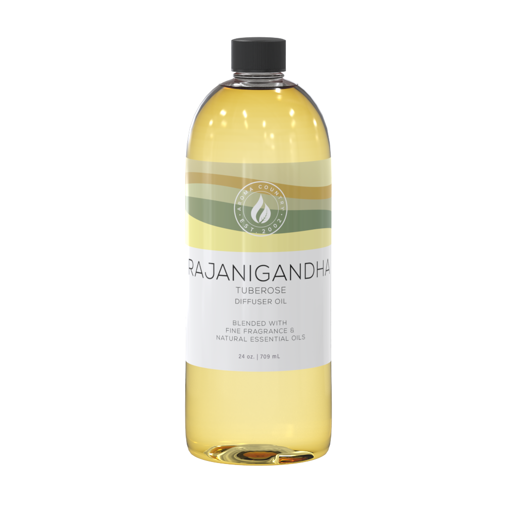 24 ounce Rajanigandha diffuser oil refill.