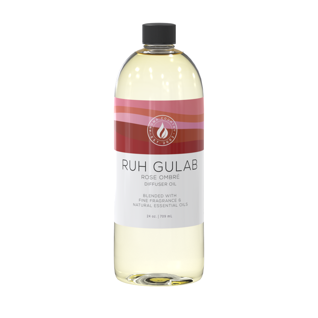 24 ounce Ruh Gulab diffuser oil refill.