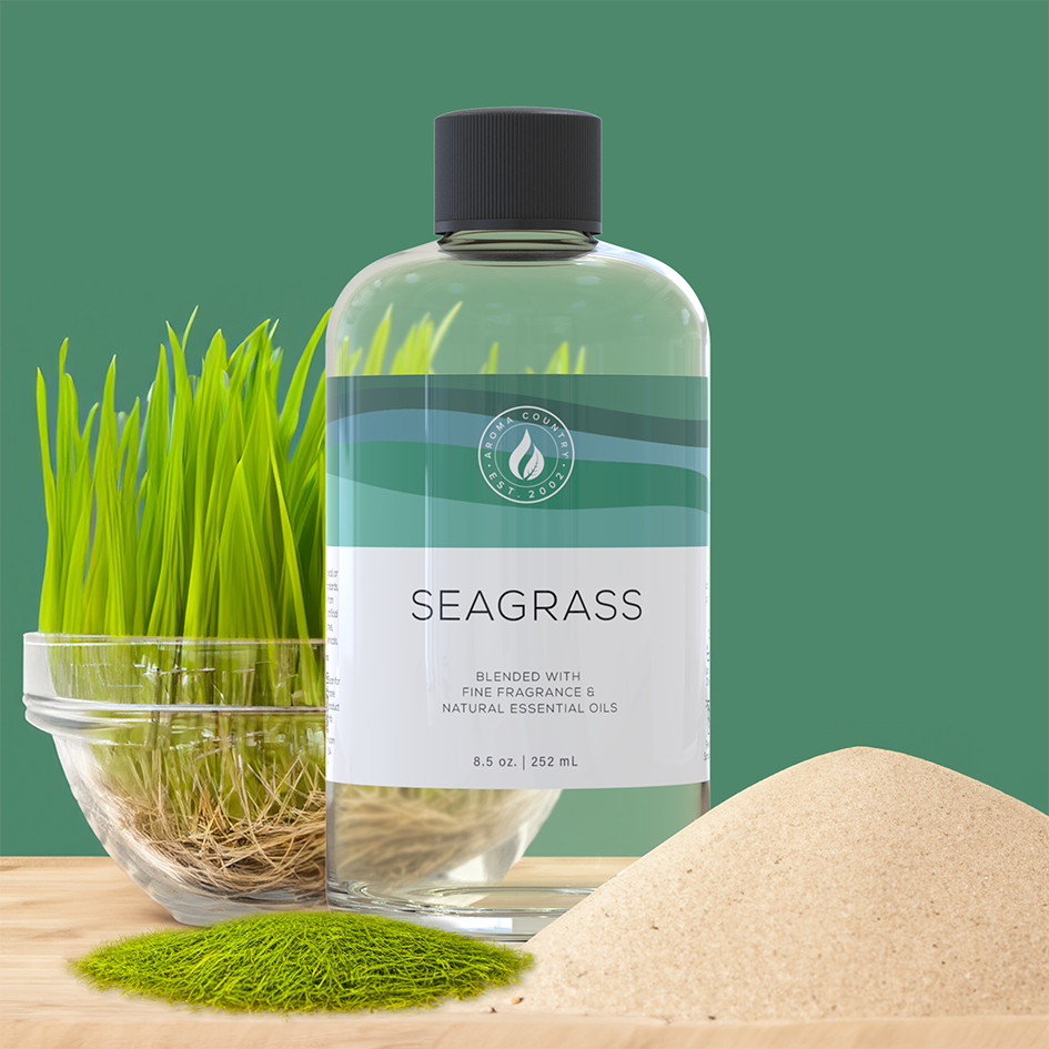 8.5 ounce Seagrass diffuser oil refill.