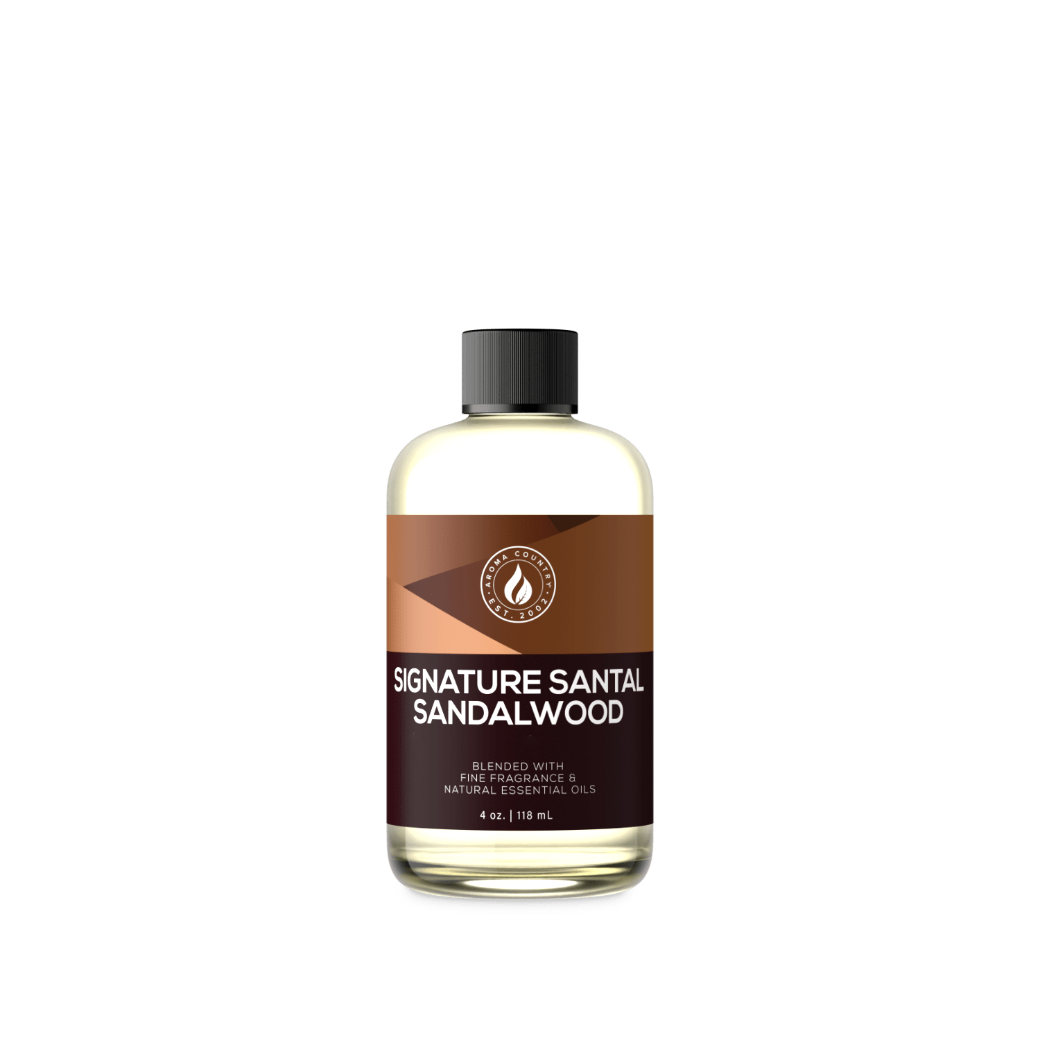 Signature Santal Sandalwood concentrated blend featuring soft wood tones and warm natural depth for a balanced and refined interior feel