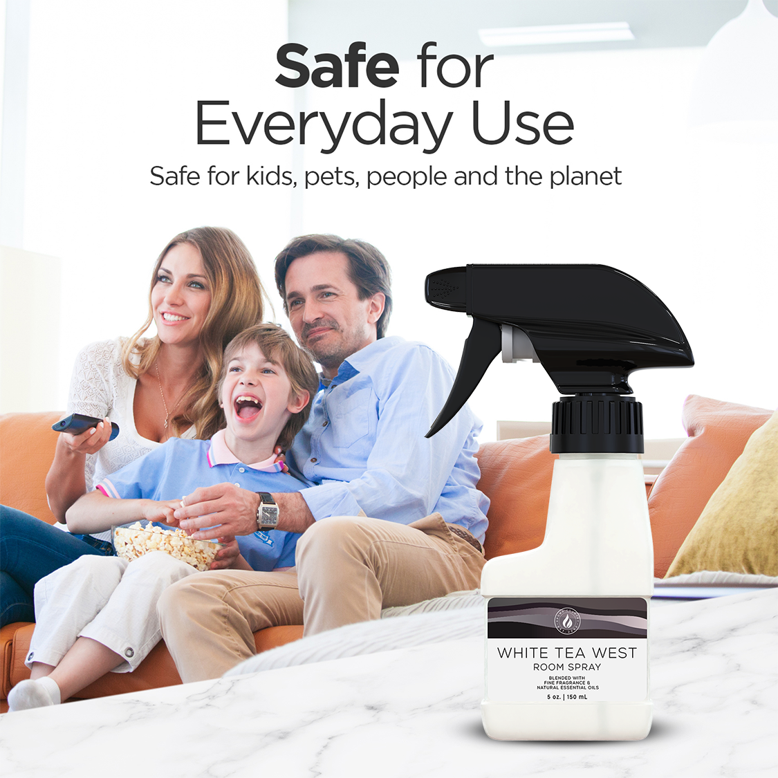 Safe for everyday use. Safe for kids, pets, people, and the planet.