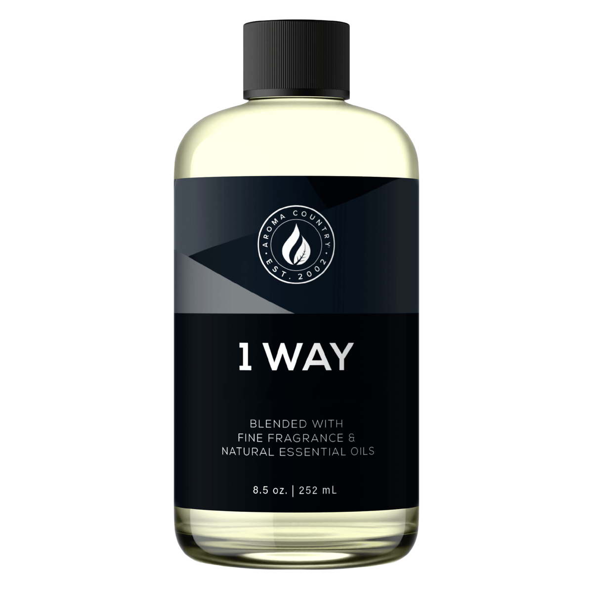 Aroma Country 1 Way diffuser oil, 8.5 oz (252 mL) bottle with a black cap on a white background