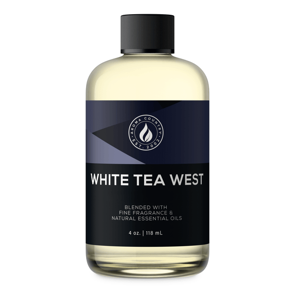 White Tea West diffuser oil, 4 oz bottle