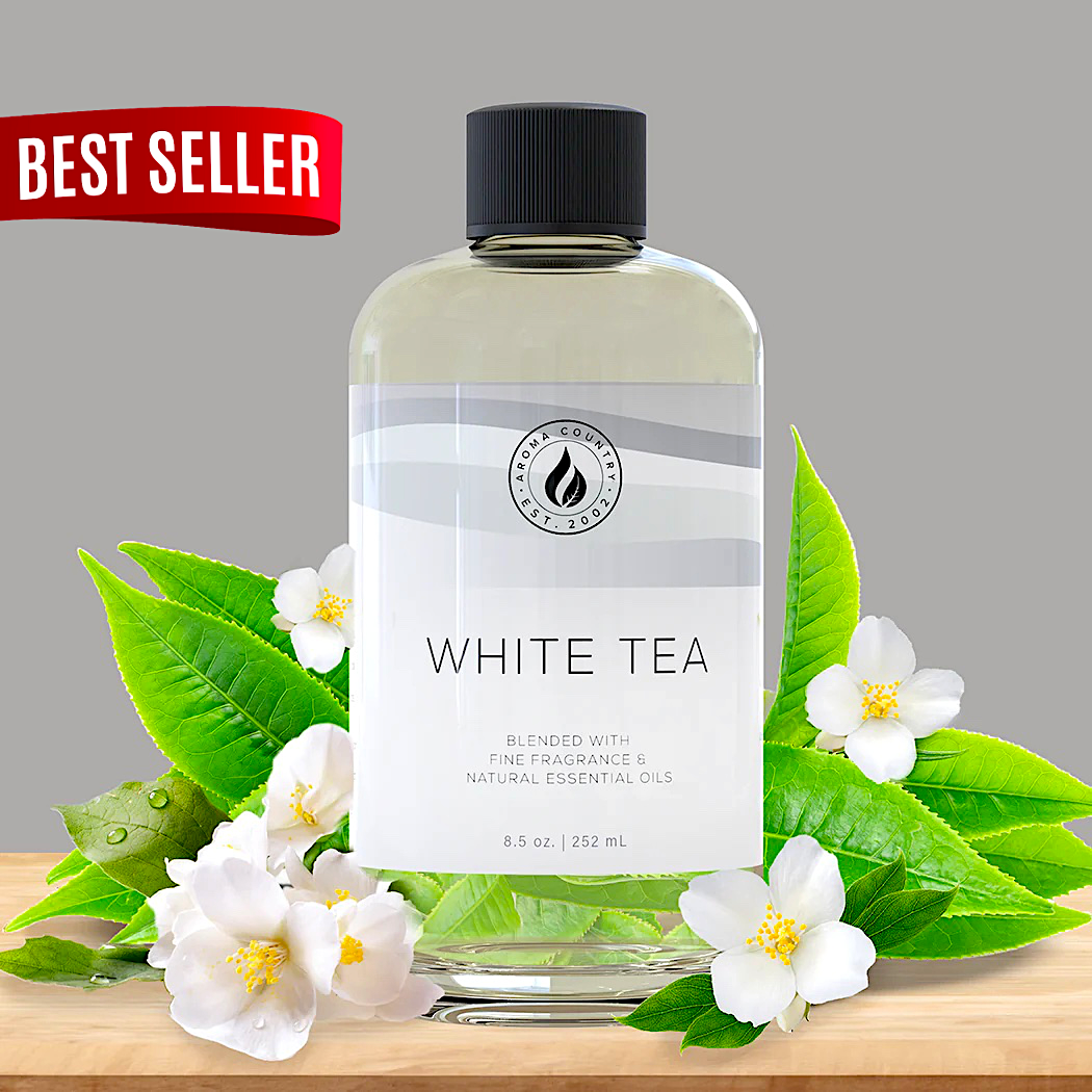 Aroma Country White Tea diffuser oil - blended with fine fragrances an natural essential oils.