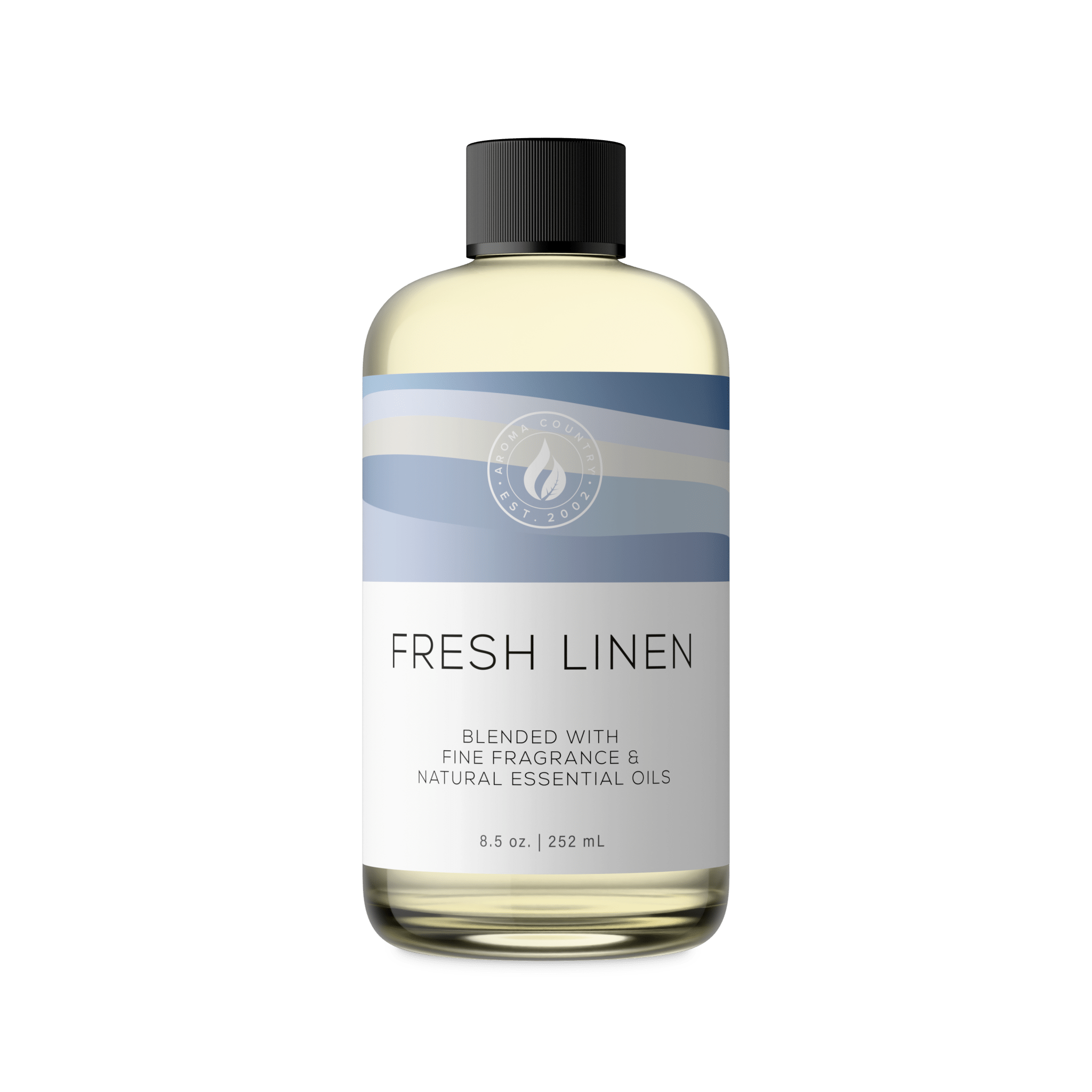 Fresh Linen is a fragrance oil for cold air diffuser use, created to disperse evenly and maintain a long lasting home fragrance.