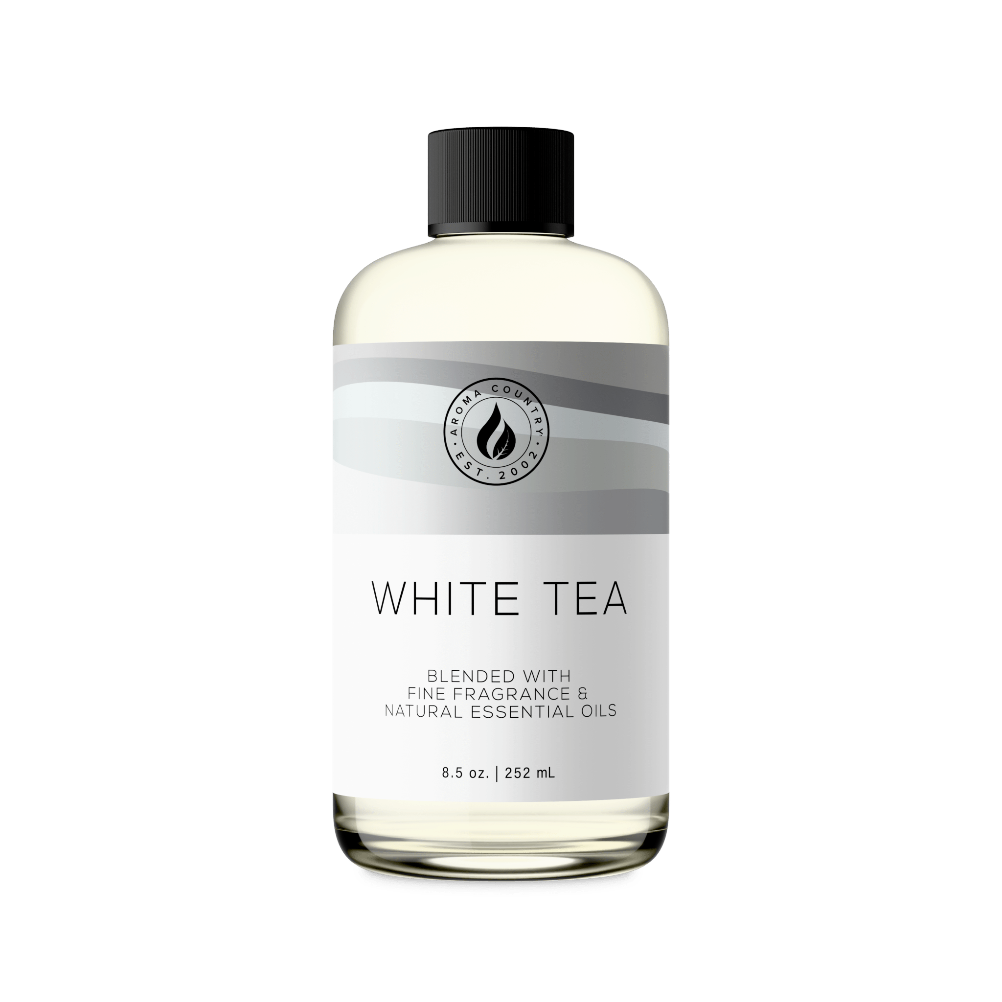 White Tea clean home fragrance oil with airy citrus soft botanicals and smooth tea notes designed for consistent elegant scenting